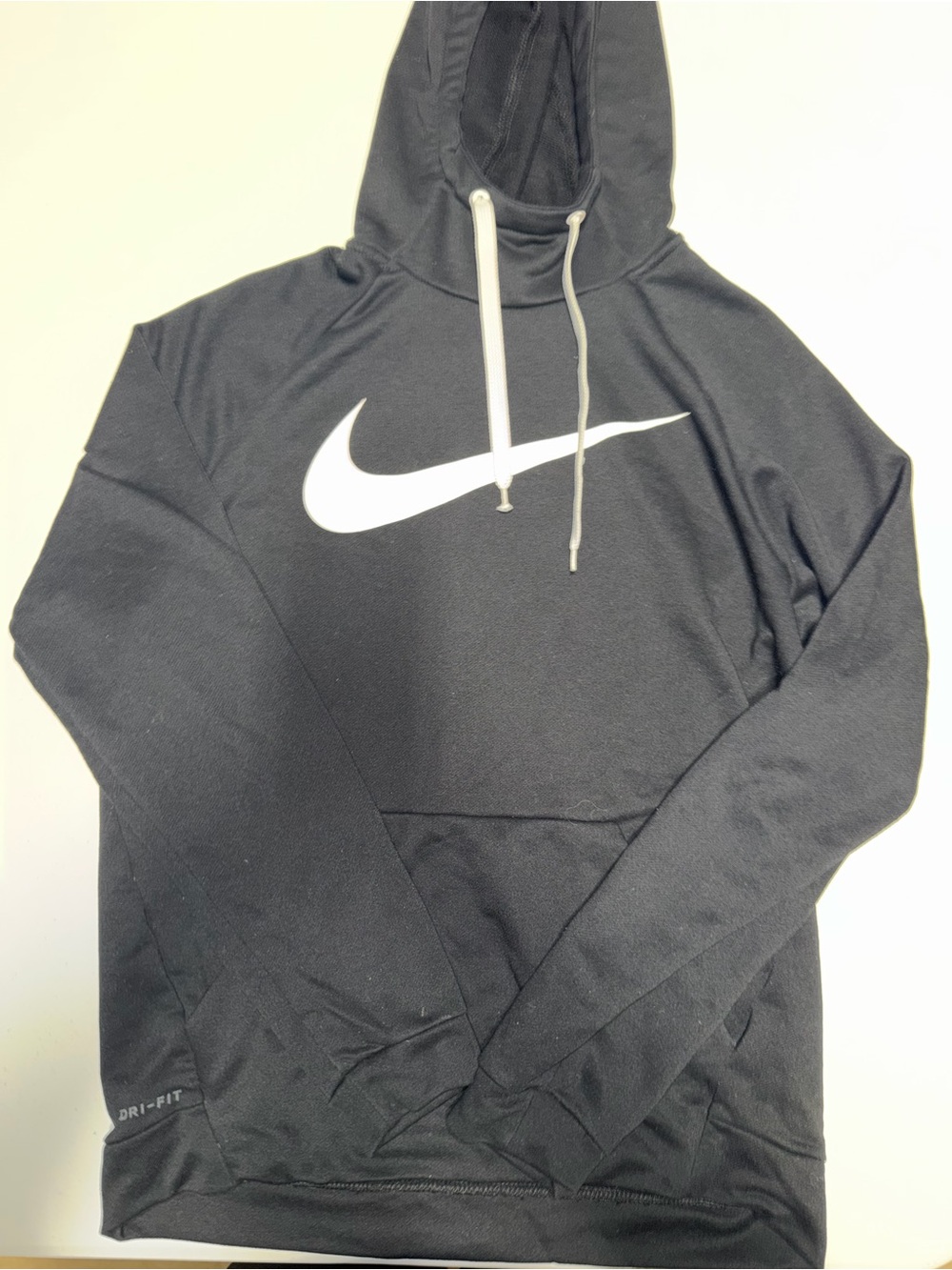 Nike Dri-fit: Men’s Black Hoodie/Sweater (Medium)